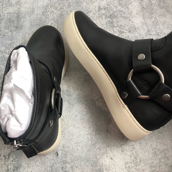 Frye Lena Harness Leather Booties - Picture 6 of 7